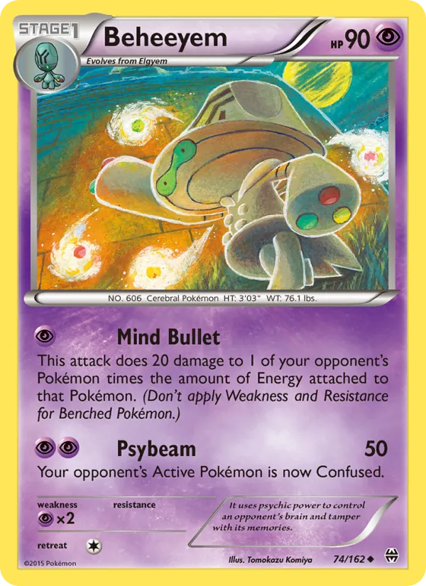 Beheeyem Pokémon card