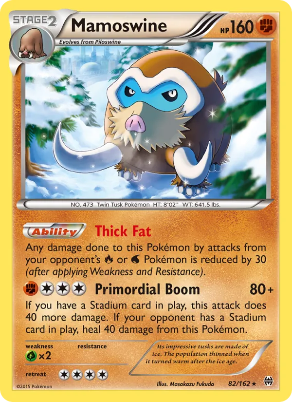 Mamoswine card