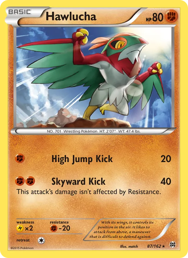 Hawlucha Pokémon card