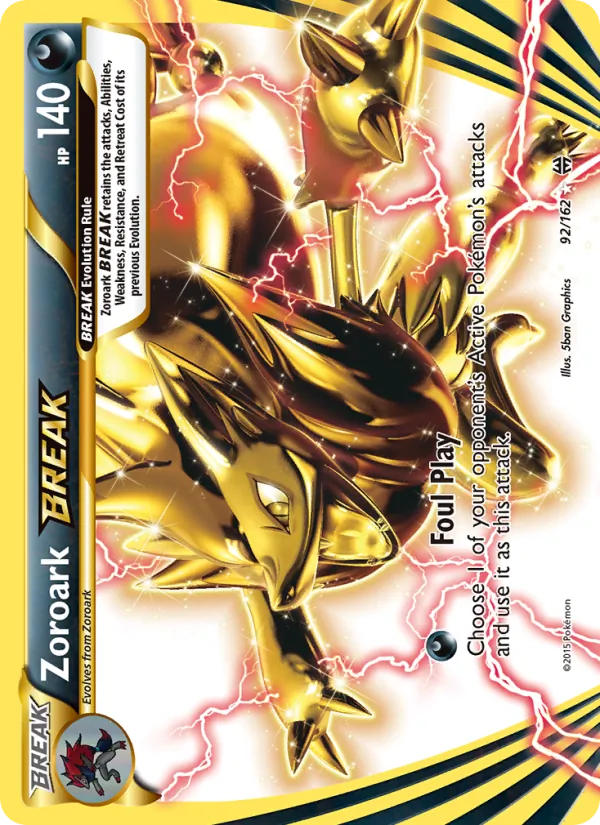 Zoroark BREAK Pokémon card