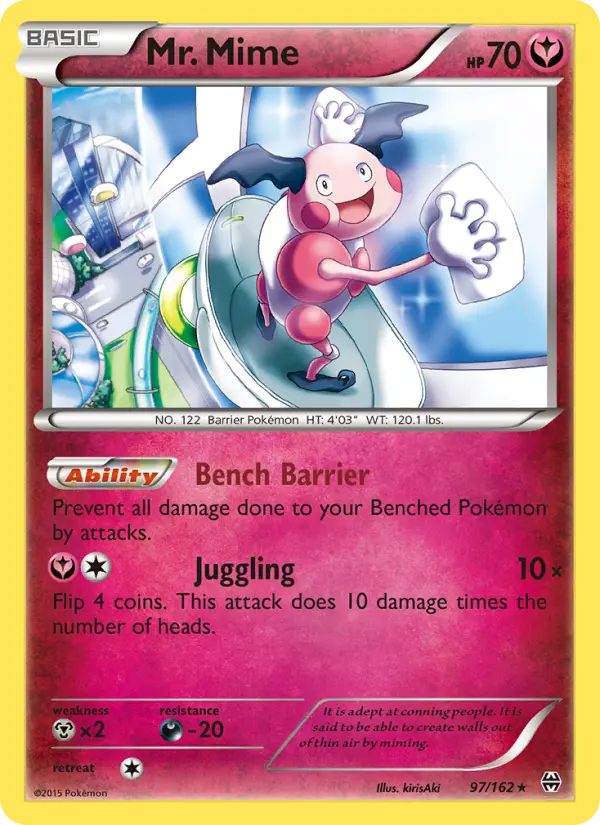 Mr. Mime Pokémon card