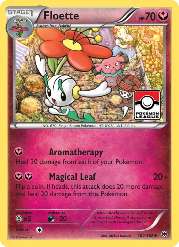 Floette Pokémon card