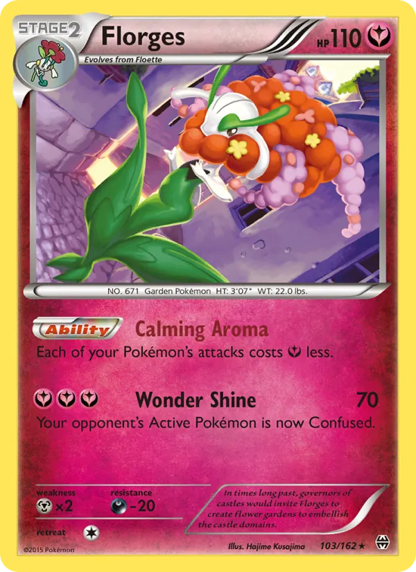 Florges Pokémon card