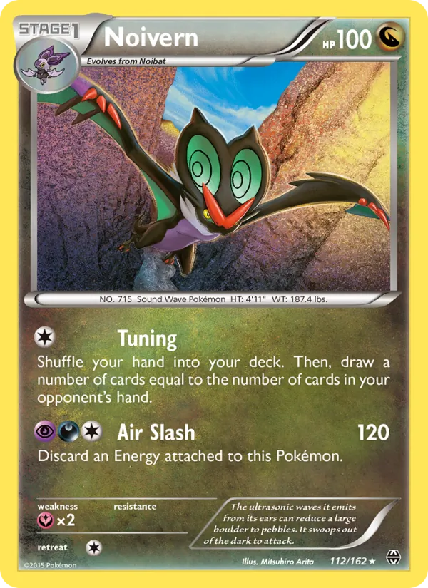 Noivern Pokémon card