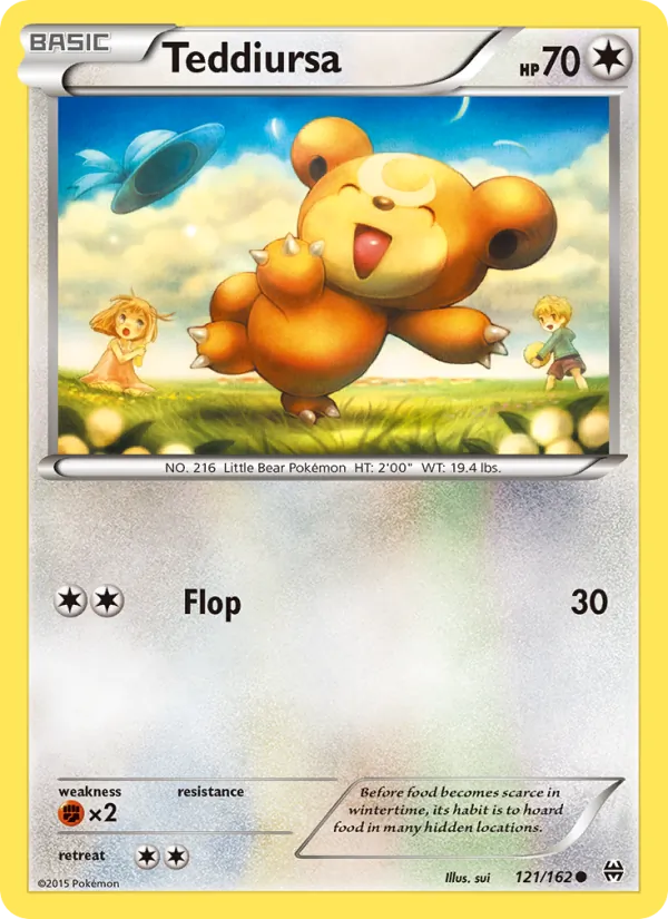 Teddiursa card