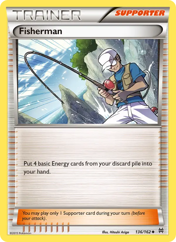 Fisherman Pokémon card