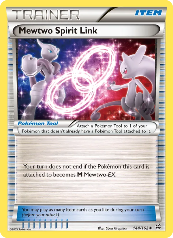 Mewtwo Spirit Link card
