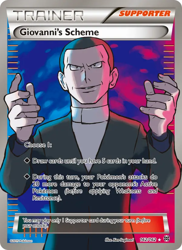 Giovanni's Scheme Pokémon card