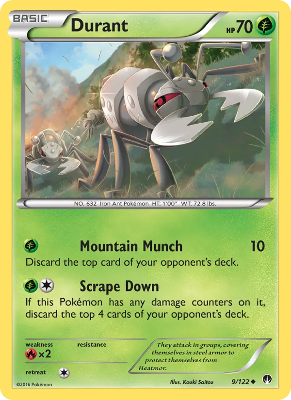 Durant Pokémon card