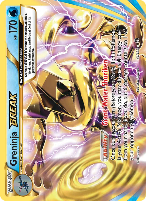 Greninja BREAK Pokémon card