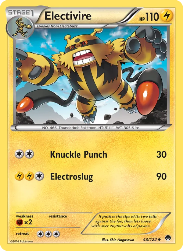 Electivire Pokémon card