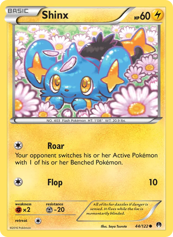 Shinx Pokémon card