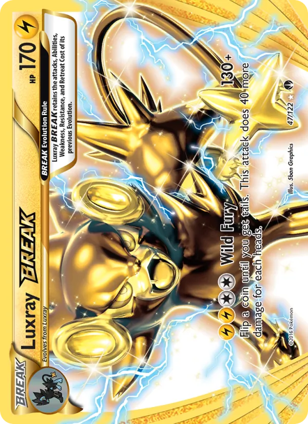 Luxray BREAK Pokémon card