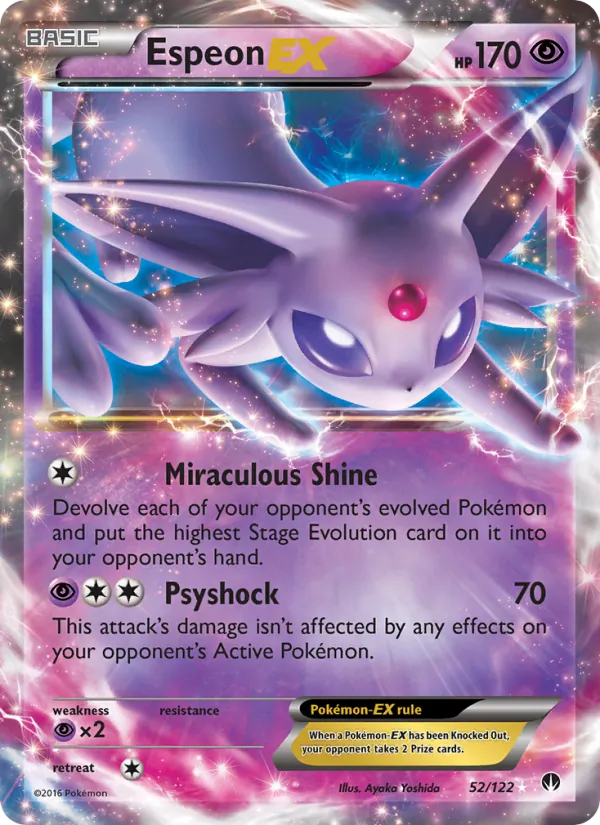 Espeon EX Pokémon card