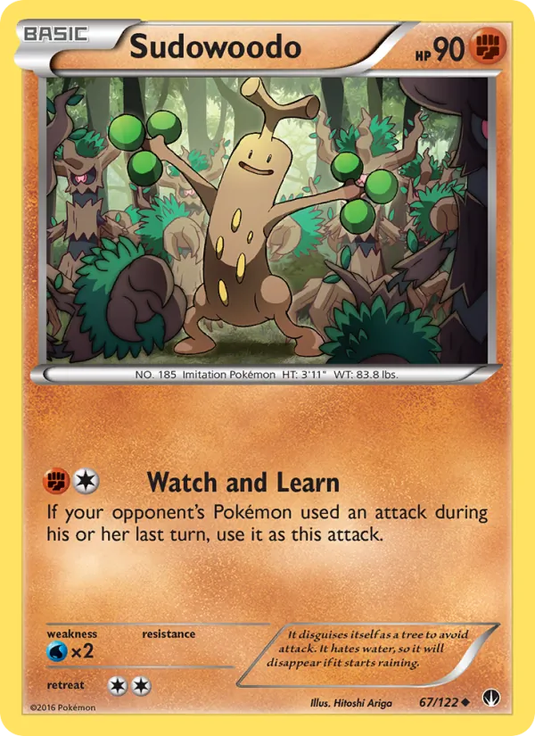 Sudowoodo card