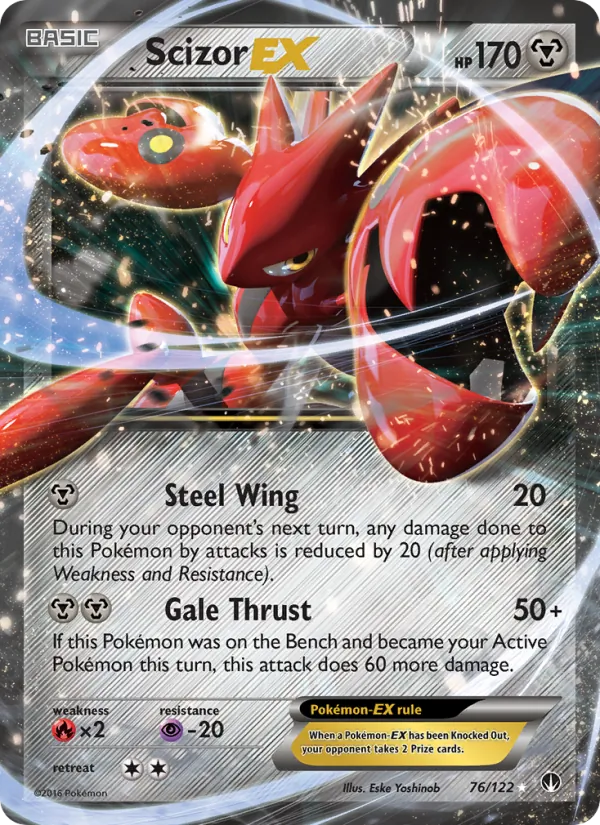 Scizor EX card
