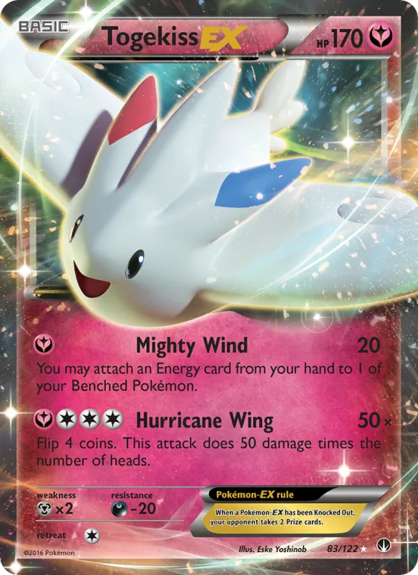 Togekiss EX Pokémon card