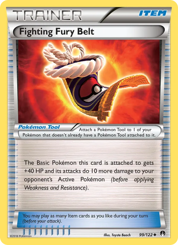 Fighting Fury Belt card