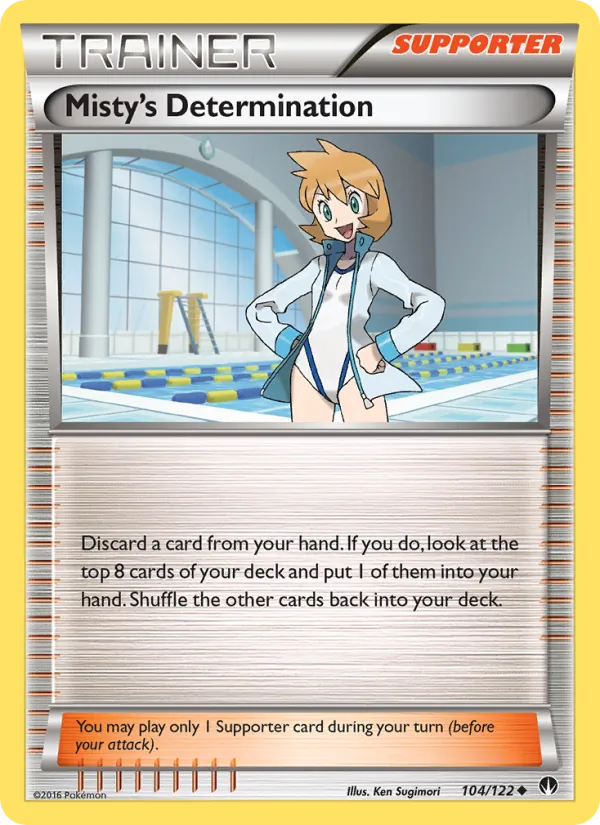 Misty's Determination card