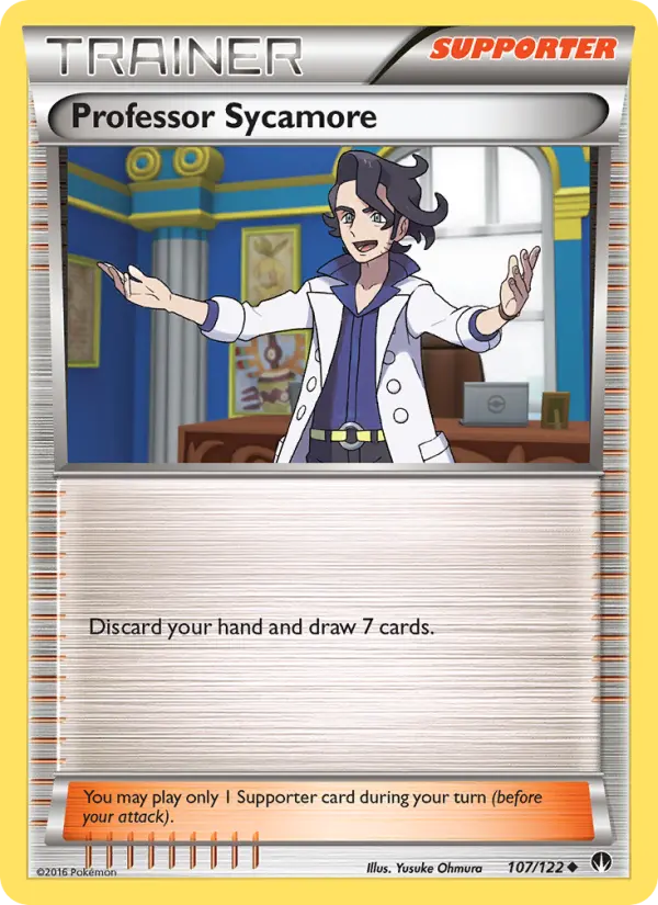 Professor Sycamore Pokémon card