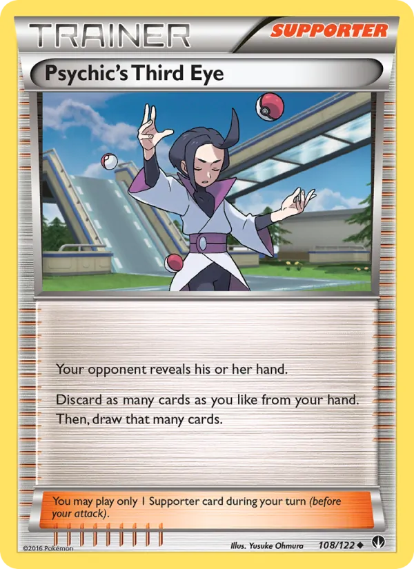 Psychic's Third Eye card