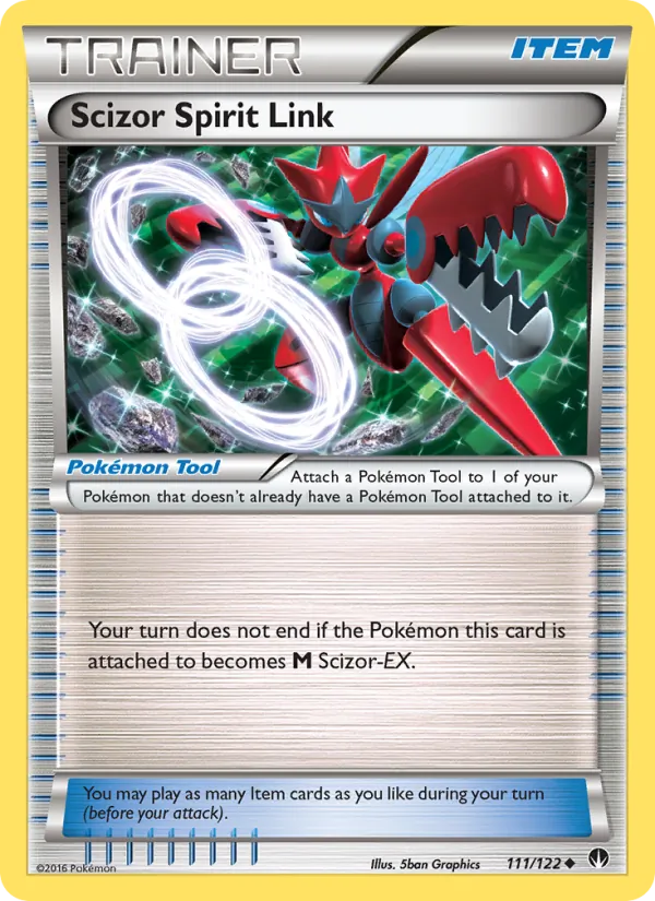 Scizor Spirit Link card
