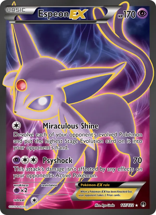 Espeon EX Pokémon card
