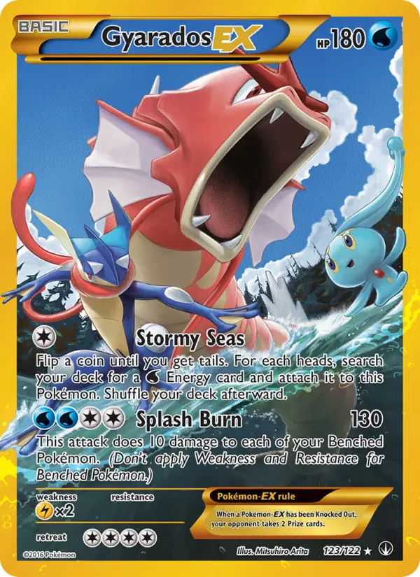 Gyarados EX Pokémon card