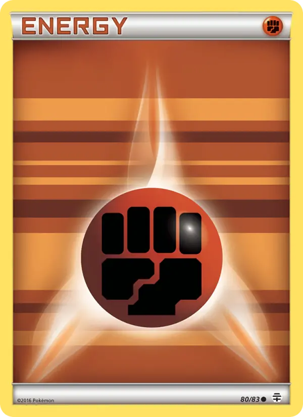 Fighting Energy Pokémon card