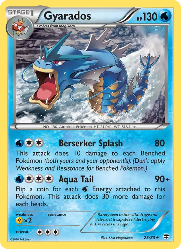 Gyarados Pokémon card