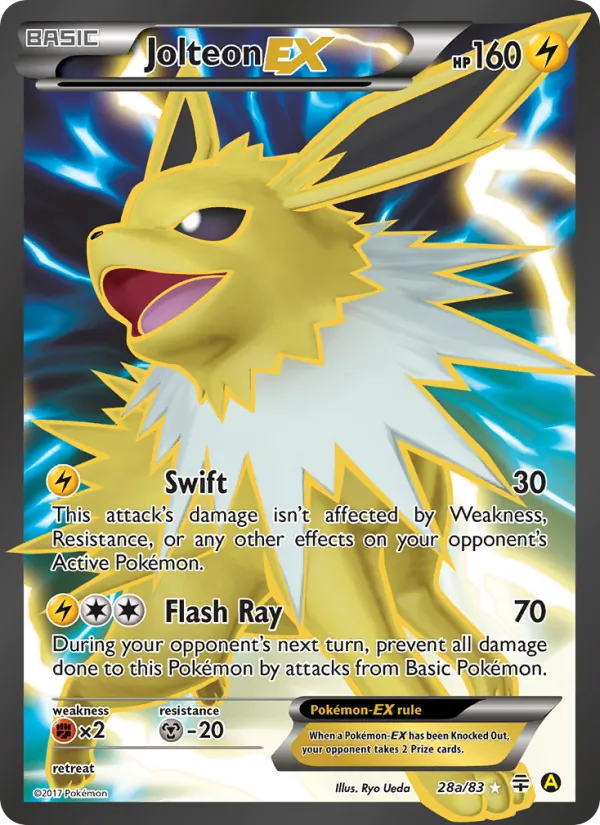 Jolteon EX Pokémon card