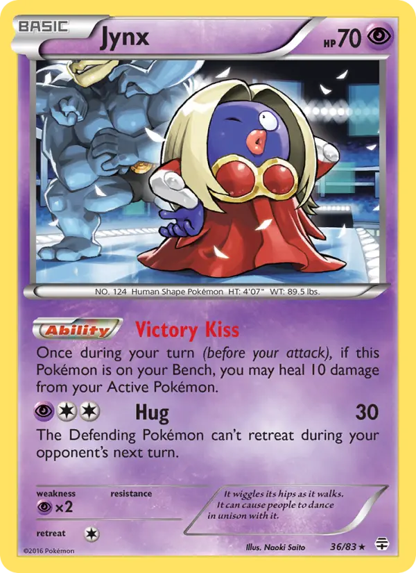 Jynx Pokémon card