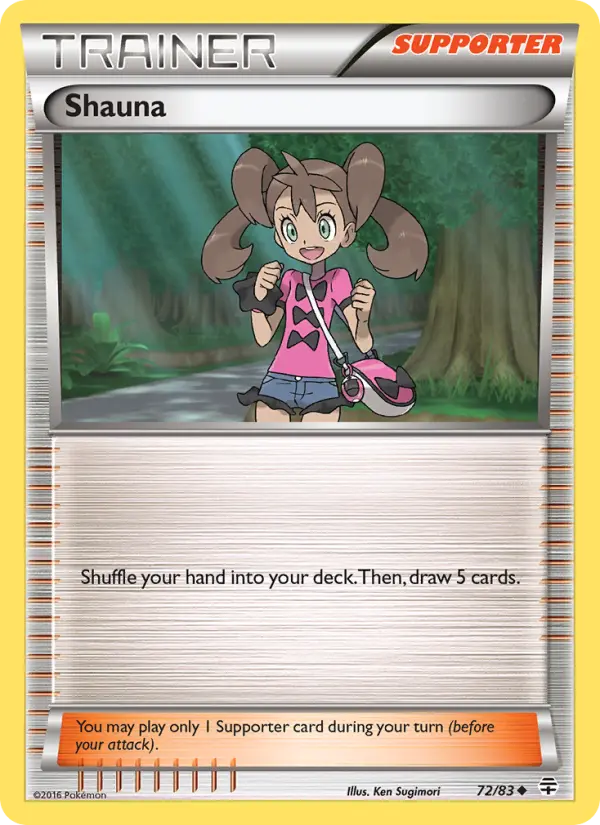 Shauna Pokémon card