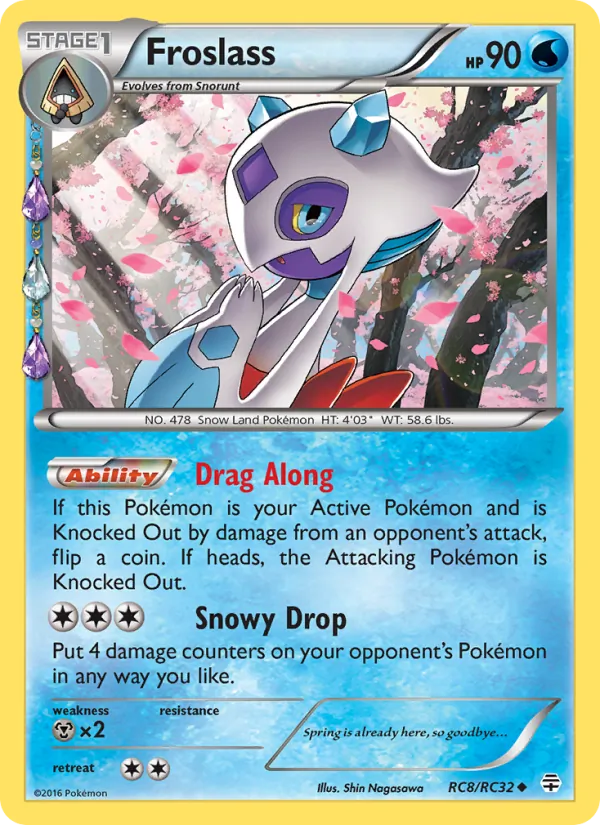 Froslass Pokémon card