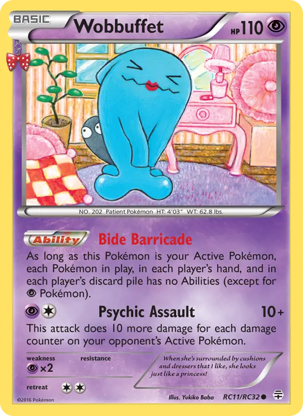 Wobbuffet Pokémon card