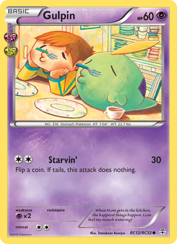 Gulpin Pokémon card