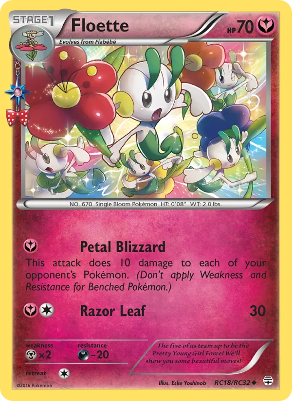Floette Pokémon card