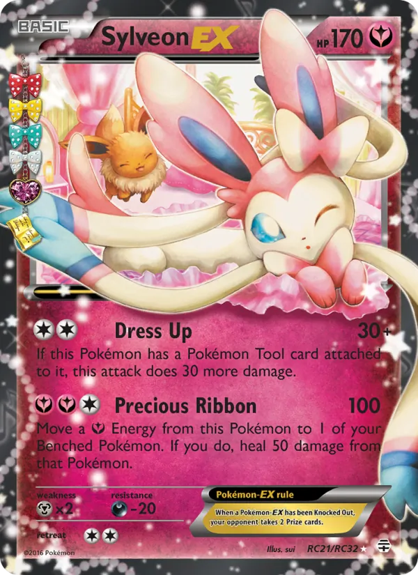 Sylveon EX Pokémon card