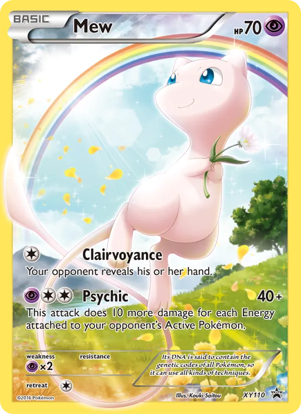 Mew Pokémon card