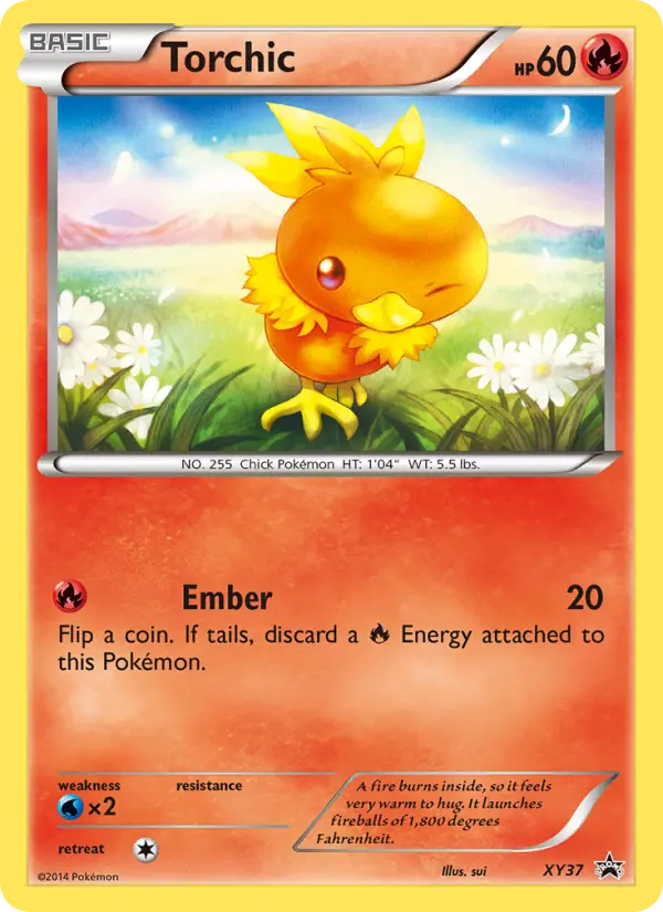 Torchic Pokémon card