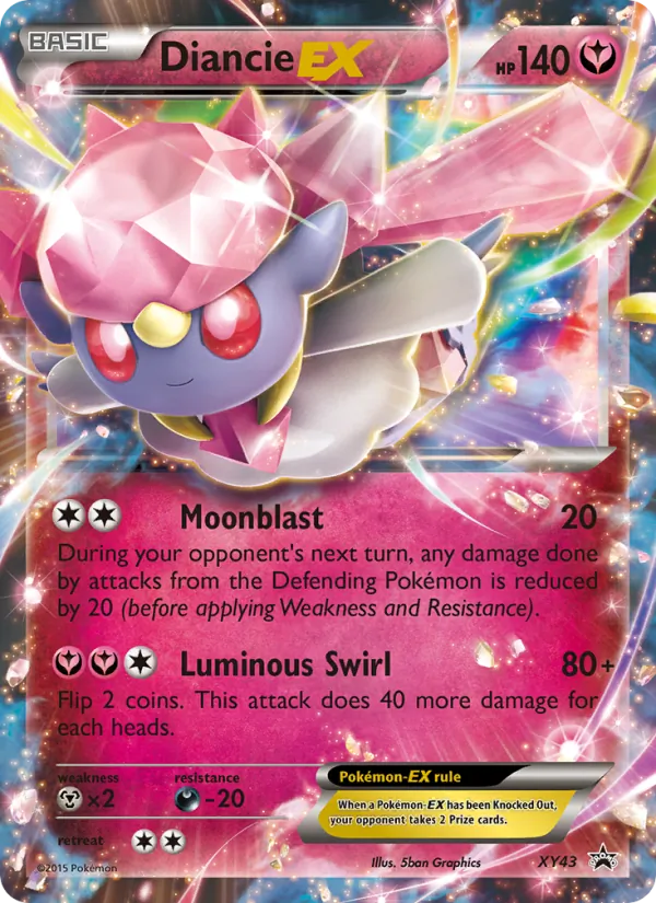 Diancie EX Pokémon card