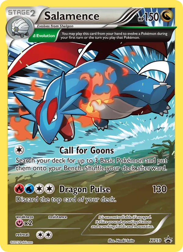 Salamence Pokémon card