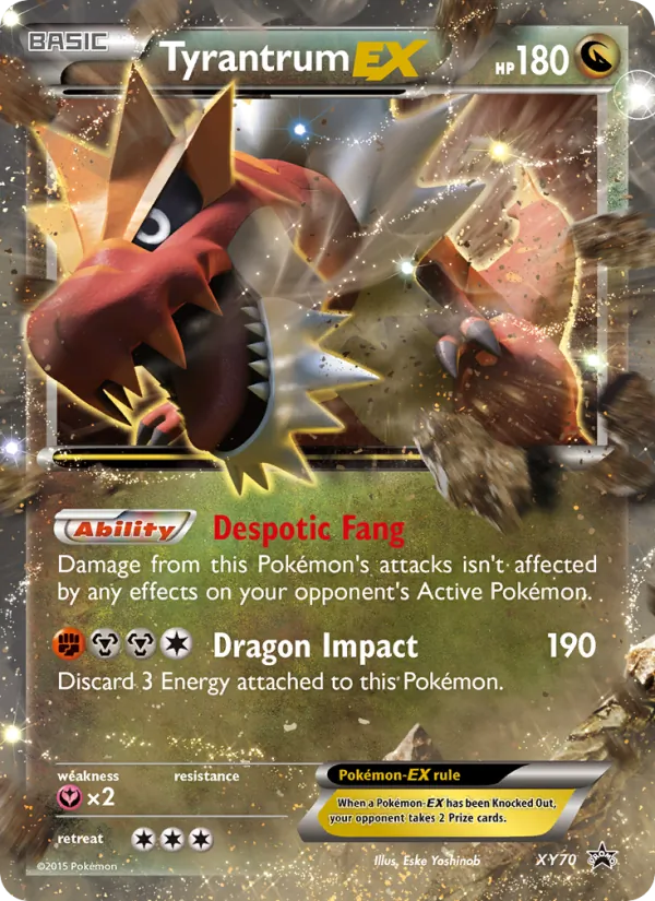 Tyrantrum EX Pokémon card