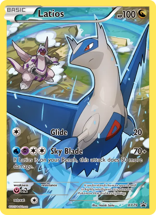 Latios Pokémon card