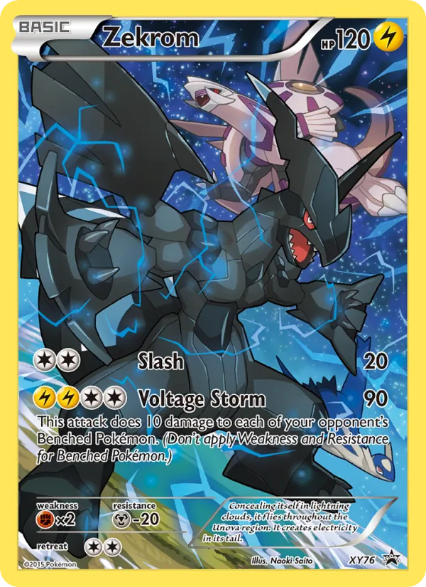 Zekrom Pokémon card