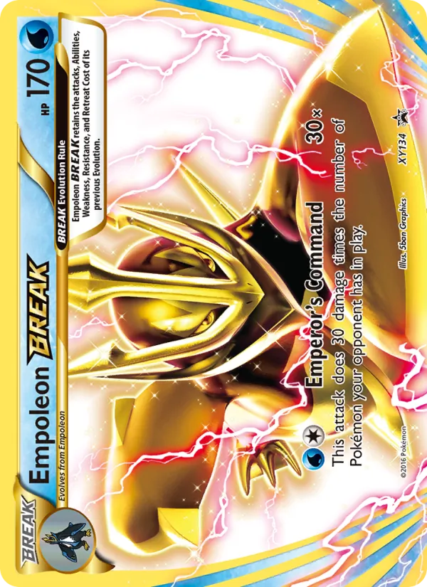 Empoleon BREAK Pokémon card