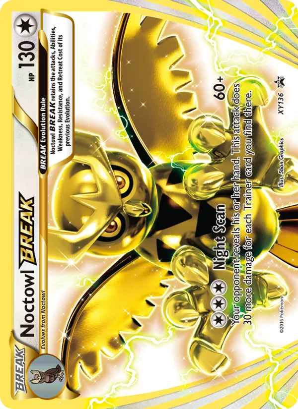 Noctowl BREAK Pokémon card