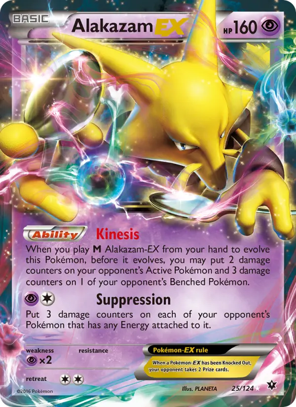 Alakazam EX Pokémon card