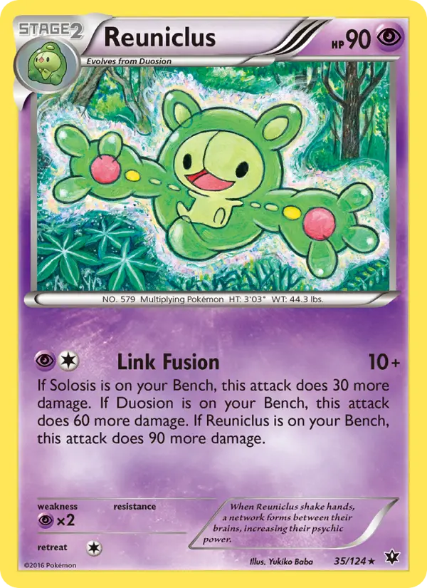 Reuniclus Pokémon card