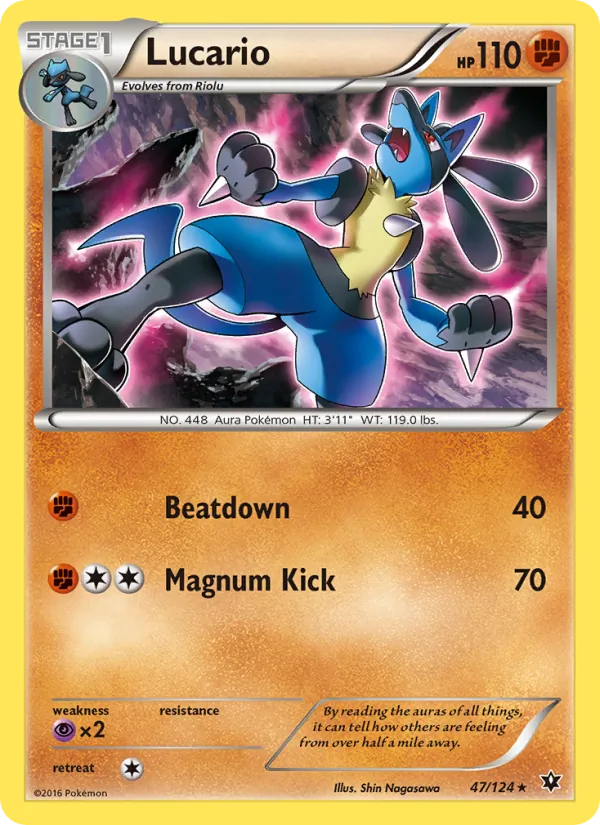 Lucario Pokémon card